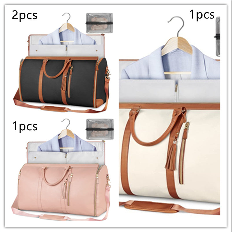 Large Capacity Travel Duffle Bag - Women's Waterproof Foldable Tote