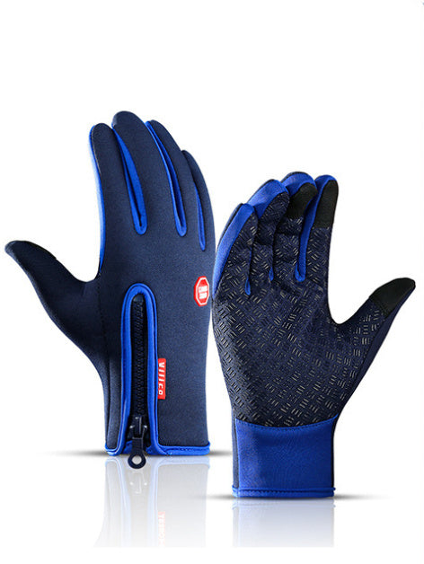 Waterproof Winter Touchscreen Motorcycle Gloves with Fleece