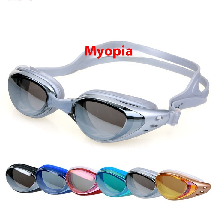 Waterproof Anti-Fog Myopia Swimming Goggles - Model OPT6100