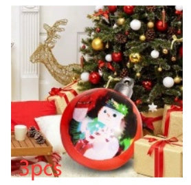 60CM Inflatable Christmas Ornament Ball - Giant Outdoor PVC Decoration