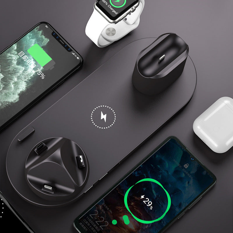 6-in-1 Wireless Charging Dock | Fast Charger for iPhone, Watch & More