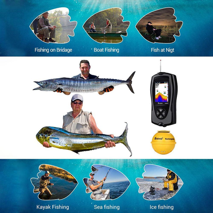 Erchang Wireless Fish Finder – Portable Fish Detector