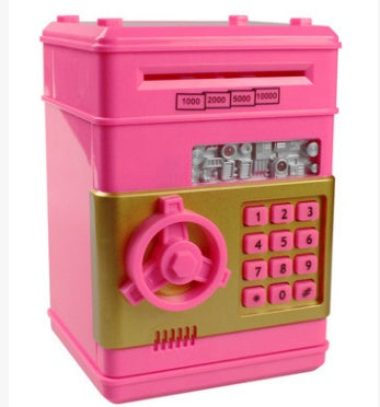 Automatic Paper Money Piggy Bank - Secure Gift Money Box Safe