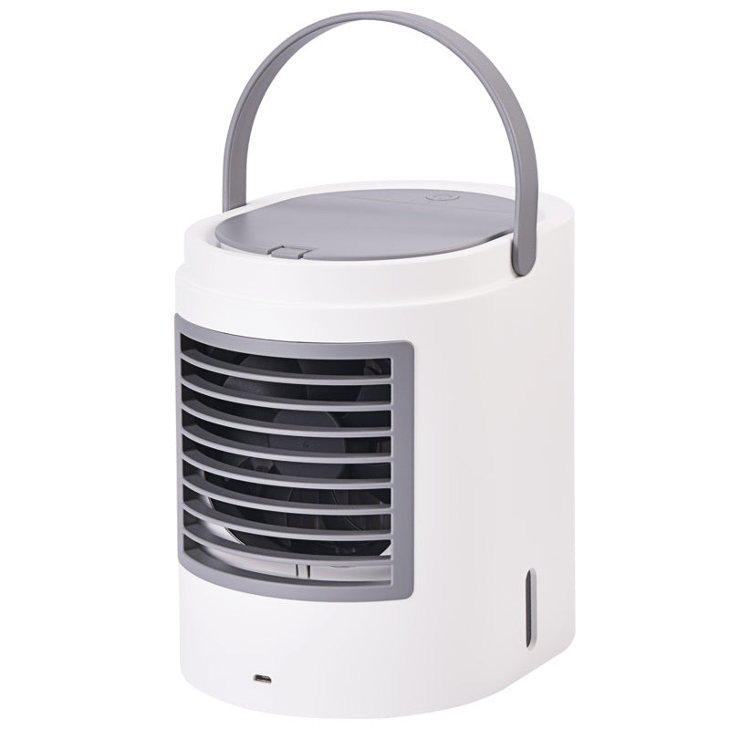 USB Water-cooling Air Conditioning Fan Purifying Air Humidification Cool Wind 3-speed Adjust Fan Discolor Light Strong Wind Fan