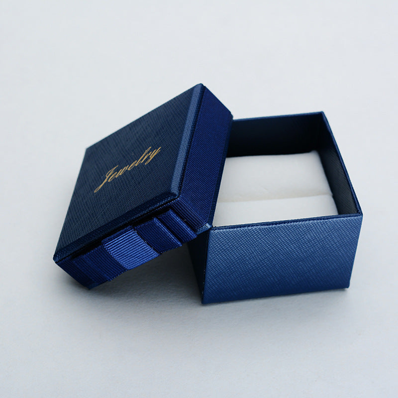 Corduroy Jewelry Gift Box - Necklace, Pendant & Ring Storage