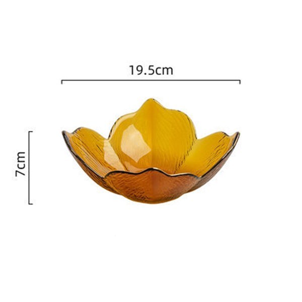 Nordic Phnom Penh Petal Glass Salad Bowl