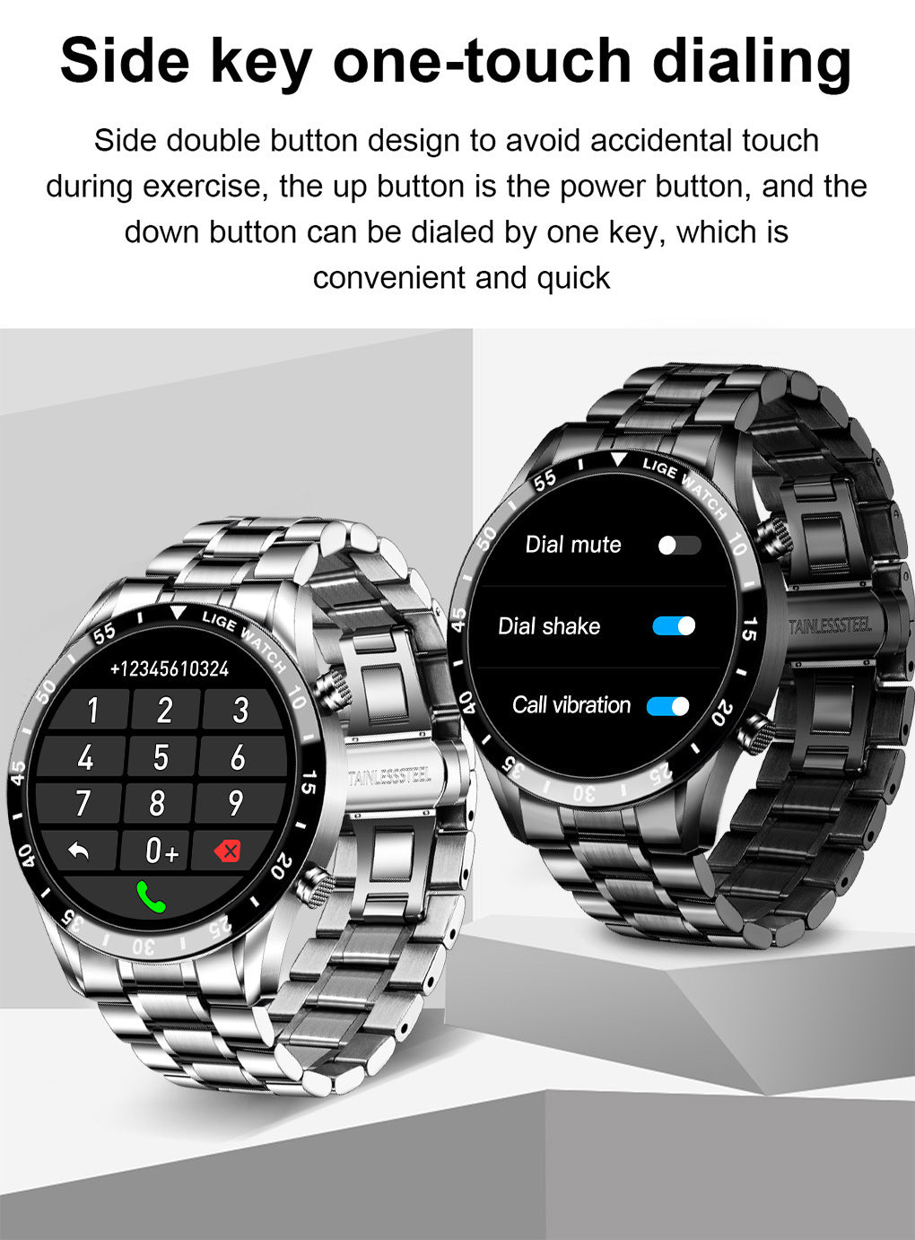 Lige New Smart Watch - Upgraded Smart Wearable Watch