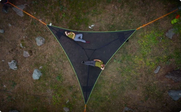 Portable Multi-Person Triangle Hammock – Three Point Design