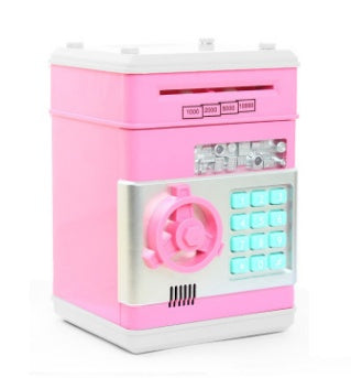 Automatic Paper Money Piggy Bank - Secure Gift Money Box Safe