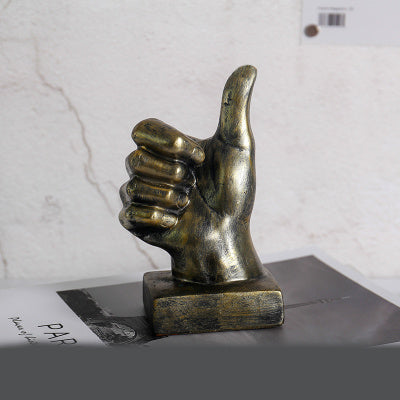 Handcrafted Resin Gesture Sculptures