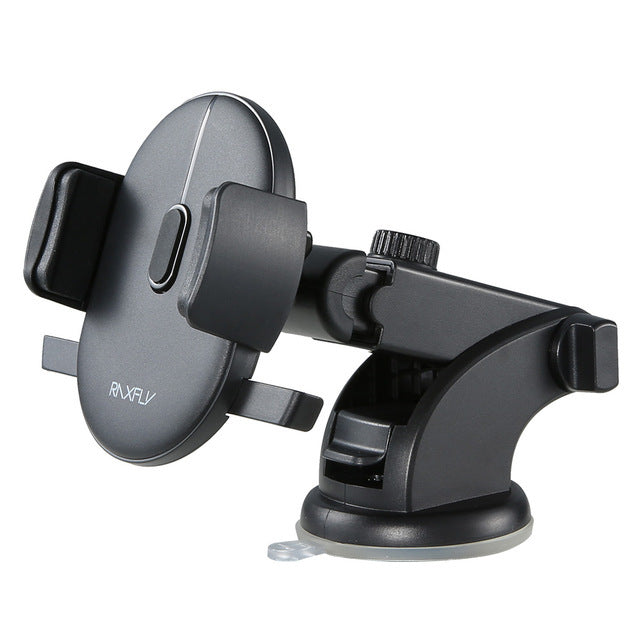 Telescopic Car Phone Holder - Long Rod Suction Cup Dashboard Mount