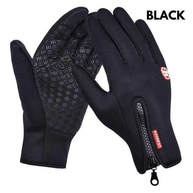 Waterproof Winter Touchscreen Motorcycle Gloves with Fleece