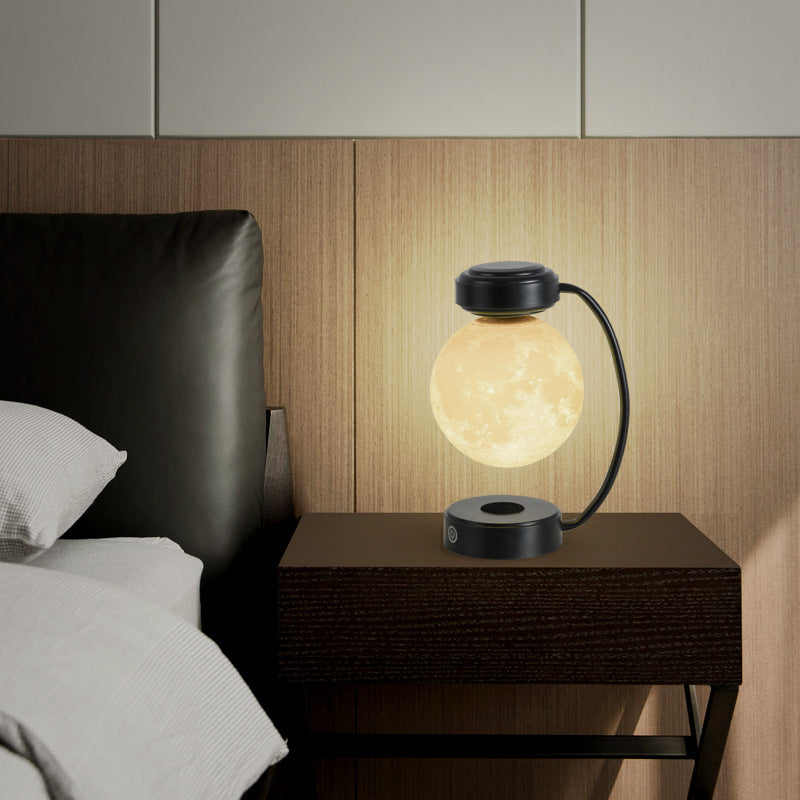 3D LED Moon Night Light - Levitating Magnetic Floating Lamp for Home & Office Decor