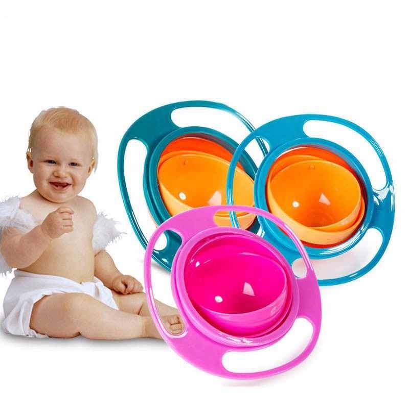 360 Rotate Universal Spill-proof Bowl Dishes for Kids and Babies