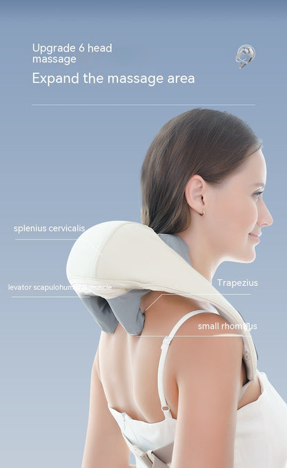 Shoulder and Neck Massage Instrument - Neck Massager with Hot Compress, Lifting, and Kneading Functions