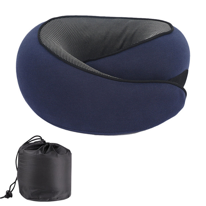 Memory Foam Travel Neck Pillow – Soft, Portable Comfort for Airplanes, Cars, and Offices