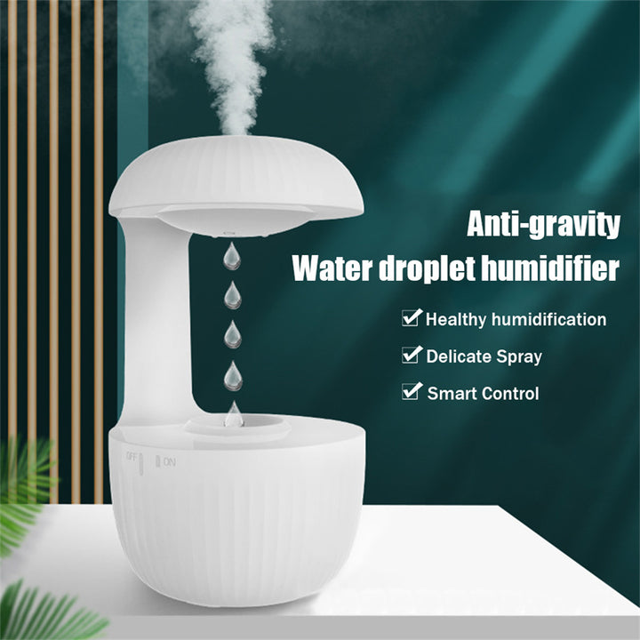 Anti-Gravity Mute Air Humidifier with Levitating Water Drops