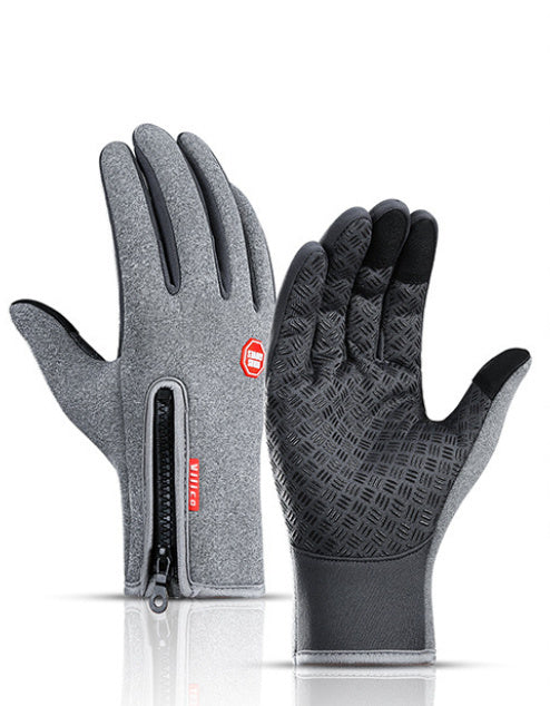 Waterproof Winter Touchscreen Motorcycle Gloves with Fleece