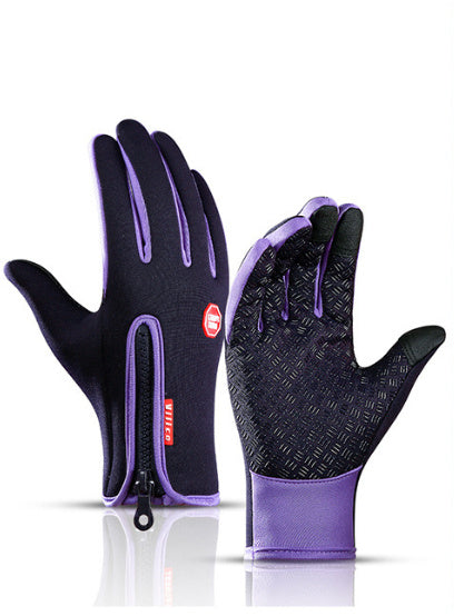 Waterproof Winter Touchscreen Motorcycle Gloves with Fleece