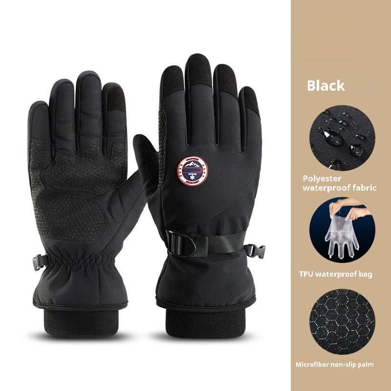 Winter Men's Warm Outdoor Gloves – Skiing, Sports & Riding Gear