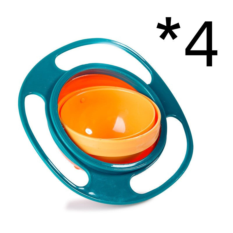 360 Rotate Universal Spill-proof Bowl Dishes for Kids and Babies