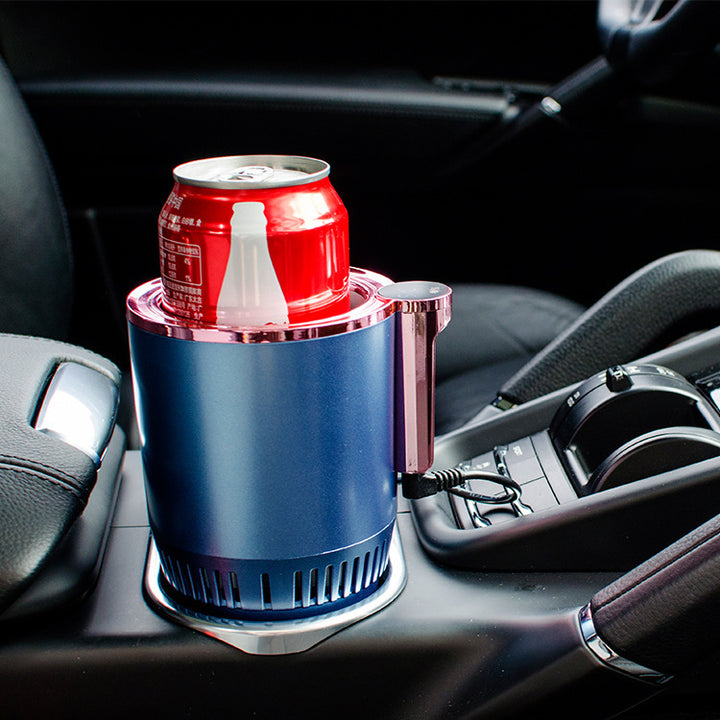 2-in-1 Smart Car Cup Holder | Heating & Cooling with Digital Display