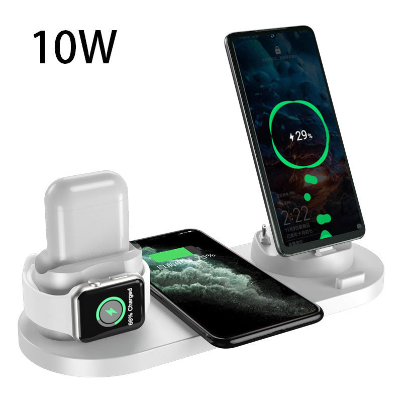 6-in-1 Wireless Charging Dock | Fast Charger for iPhone, Watch & More