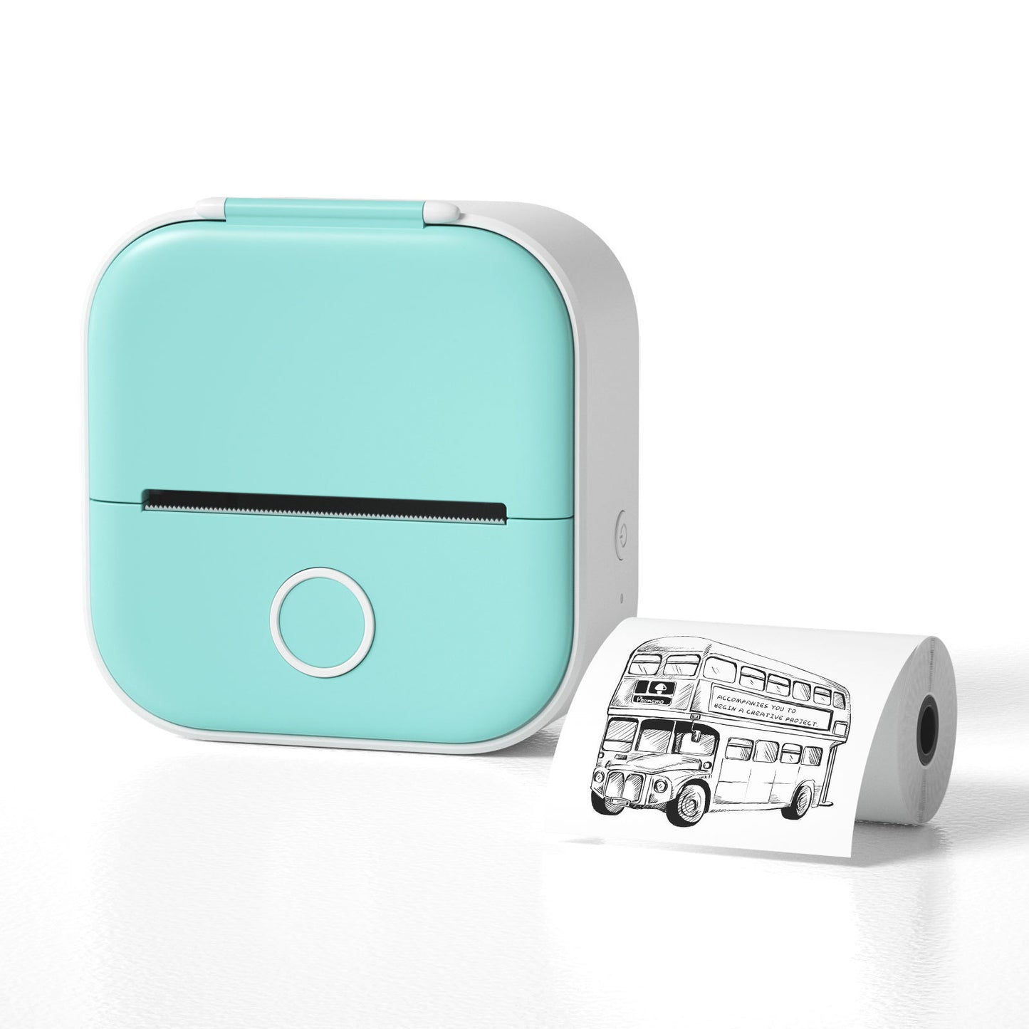 Portable Mini Thermal Label Printer - Bluetooth Photo Printer for Home, Students, and Price Tags