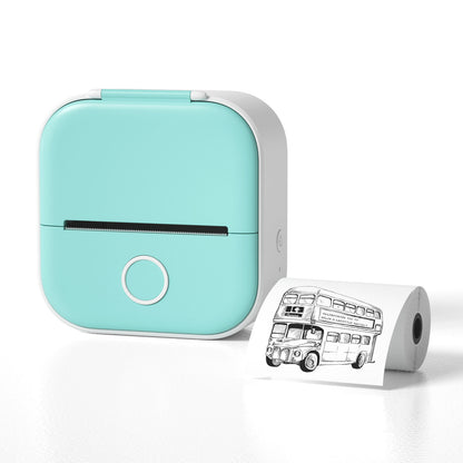 Portable Mini Thermal Label Printer - Bluetooth Photo Printer for Home, Students, and Price Tags