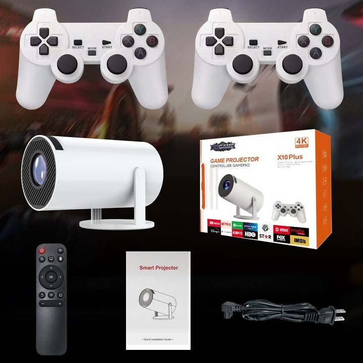 Barrel X10 PLUS Smart HD Projector – Portable Wall Projection & Gaming