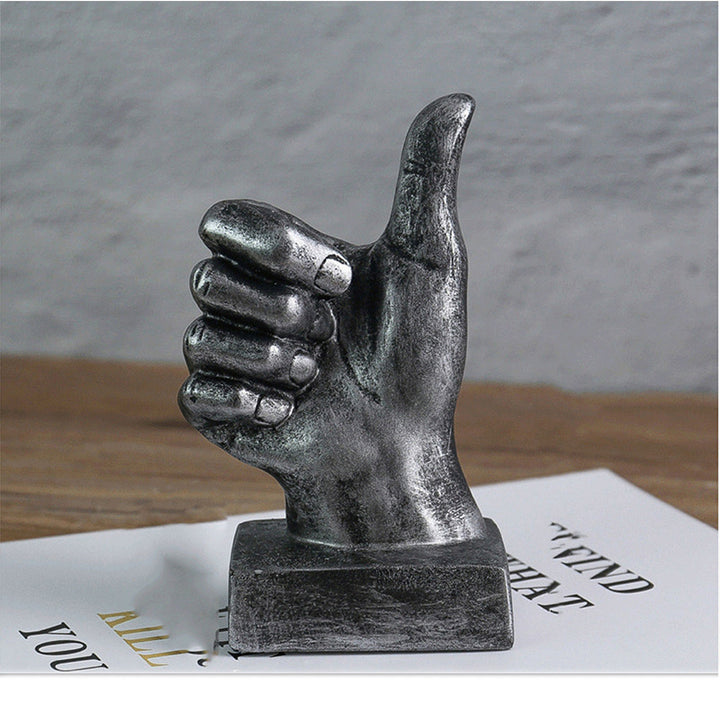 Handcrafted Resin Gesture Sculptures