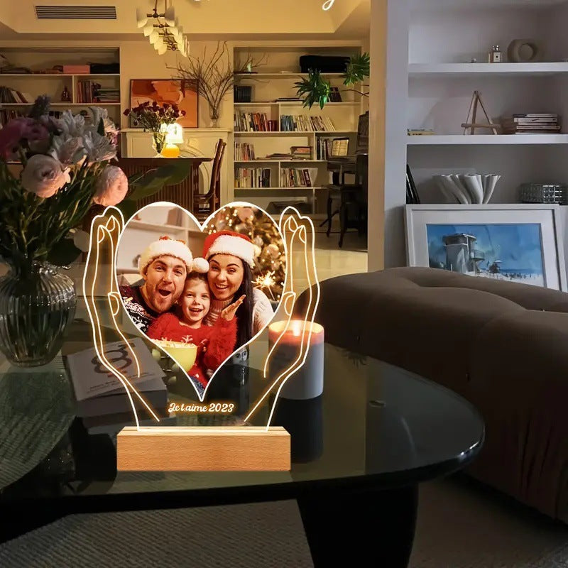 Acrylic LED Photo Light - Heartfelt Family Gift Idea