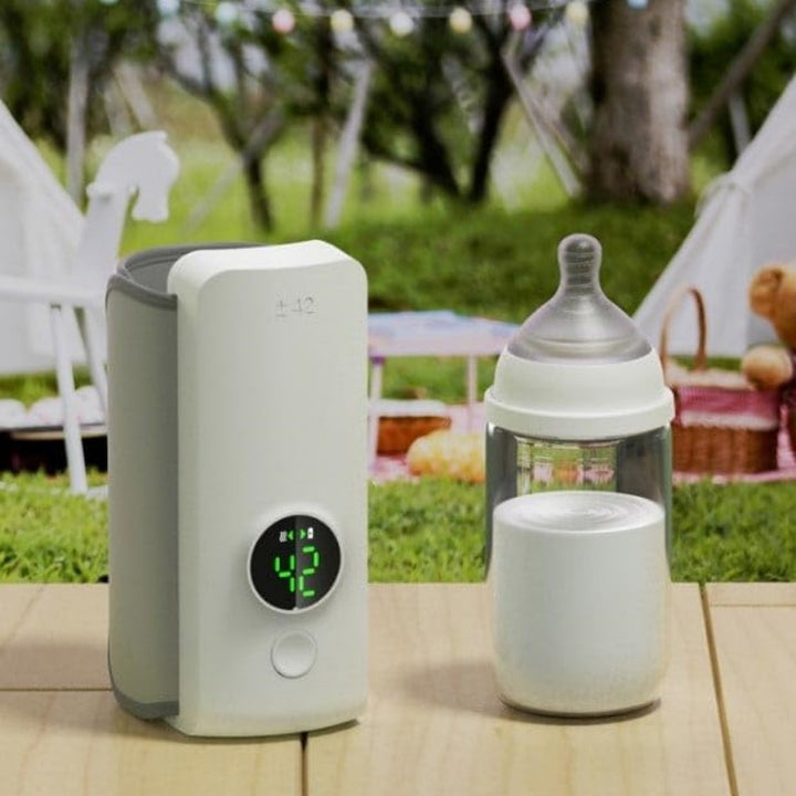 Portable Wireless USB Baby Bottle Warmer - Rechargeable & Insulated