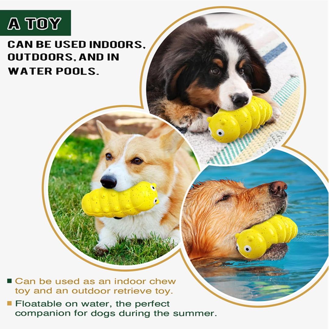 Ultra-Durable Squeaky Dog Chew Toy for Aggressive Chewers – Safe Food-Grade Material