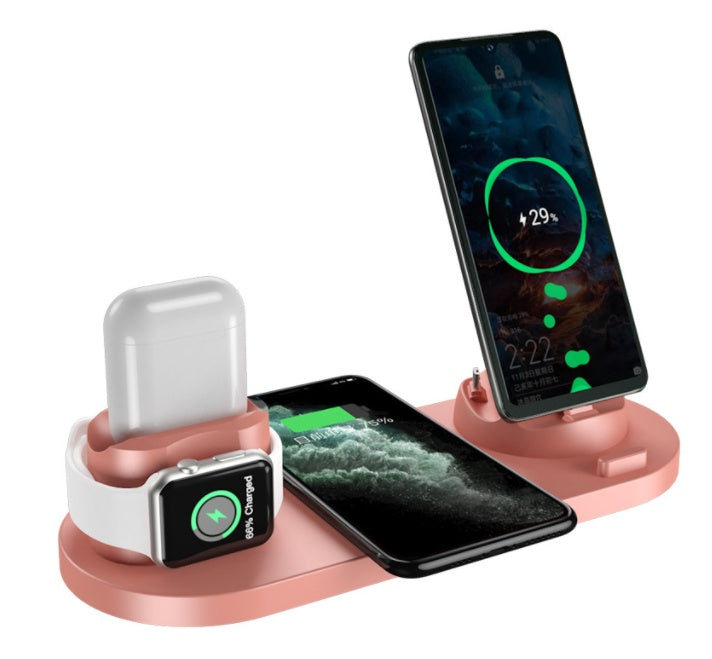 6-in-1 Wireless Charging Dock | Fast Charger for iPhone, Watch & More