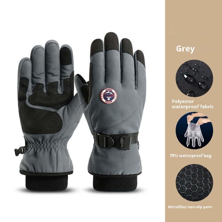 Winter Men's Warm Outdoor Gloves – Skiing, Sports & Riding Gear