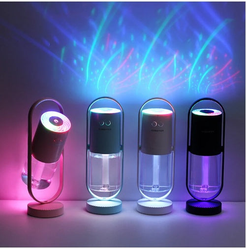 Magic Shadow USB Air Humidifier with Projection Night Lights & Ultrasonic Mist