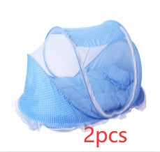 Foldable Baby Bed Net with Pillow - 2-Piece Set