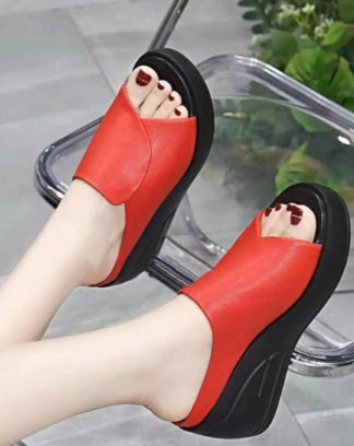 Summer Height Increasing Women's Sandals - Korean Fashion