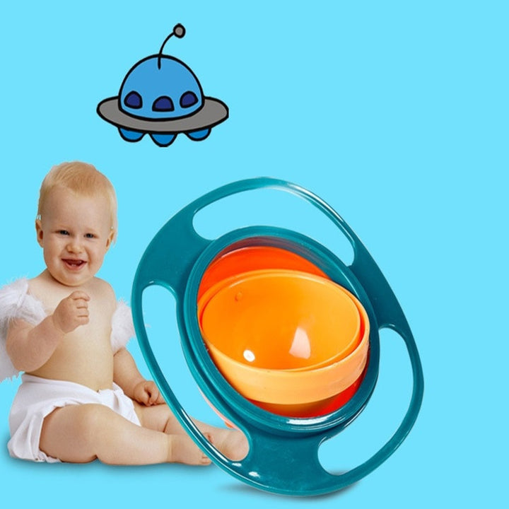 360 Rotate Universal Spill-proof Bowl Dishes for Kids and Babies