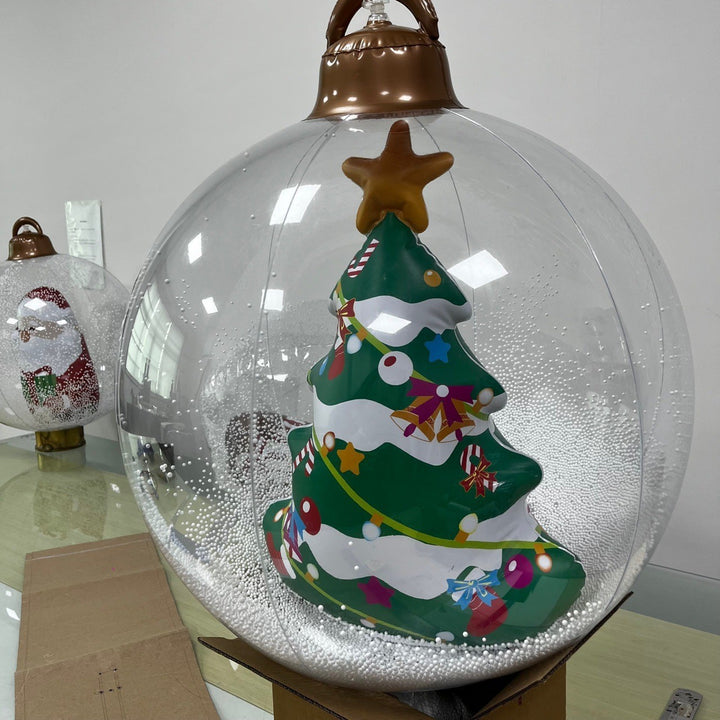 Inflatable Christmas Hanging Ball Ornaments - Festive Crafts