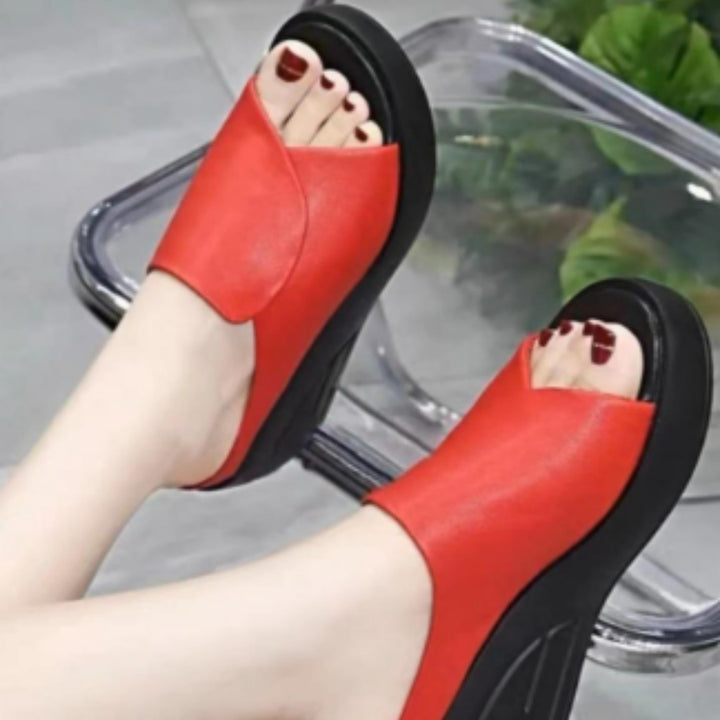 Summer Height Increasing Women's Sandals - Korean Fashion