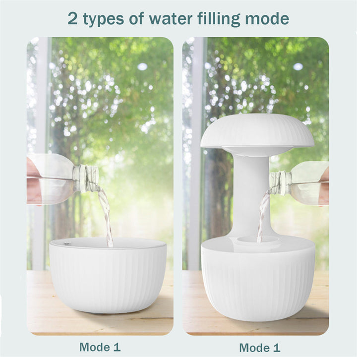 Anti-Gravity Mute Air Humidifier with Levitating Water Drops