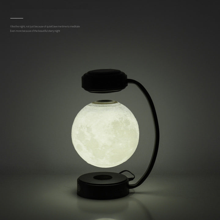 3D LED Moon Night Light - Levitating Magnetic Floating Lamp for Home & Office Decor