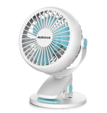 Portable Mini Desktop Fan - Silent, Cordless, Rechargeable Cooling