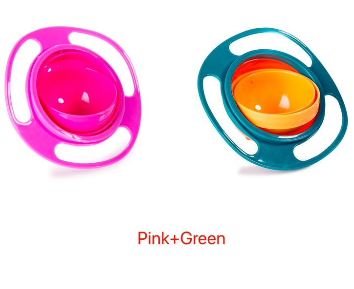 360 Rotate Universal Spill-proof Bowl Dishes for Kids and Babies