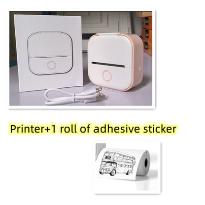 Portable Mini Thermal Label Printer - Bluetooth Photo Printer for Home, Students, and Price Tags