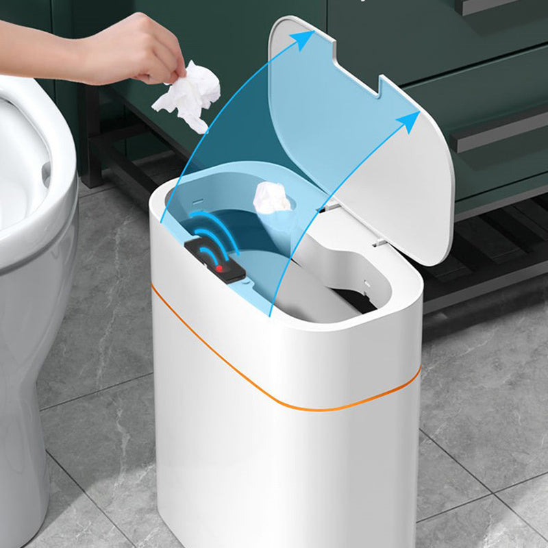 Smart Trash Can with Lid - Automatic Induction Bin for Bedroom, Living Room, and Kitchen Storage