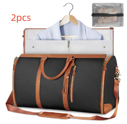 Large Capacity Travel Duffle Bag - Women's Waterproof Foldable Tote