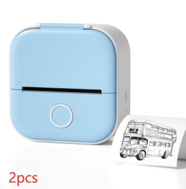 Portable Mini Thermal Label Printer - Bluetooth Photo Printer for Home, Students, and Price Tags